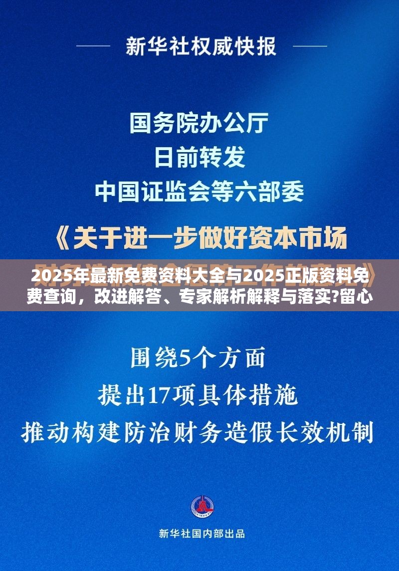 2025年最新免費(fèi)資料大全與2025正版資料免費(fèi)查詢，改進(jìn)解答、專家解析解釋與落實(shí)?留心偽假宣傳危害