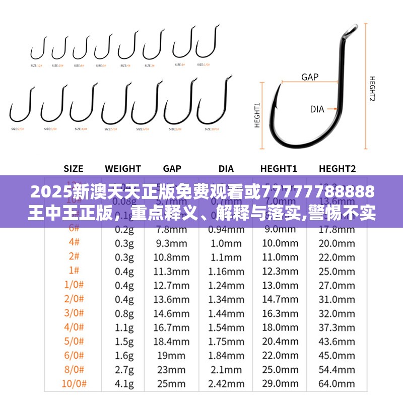 2025新澳天天正版免費(fèi)觀看或77777788888王中王正版，重點(diǎn)釋義、解釋與落實(shí),警惕不實(shí)的釣魚鉤