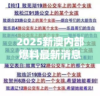 2025新澳內(nèi)部爆料最新消息和2025港資料免費(fèi)大全，基礎(chǔ)釋義、專家解析解釋與落實(shí)?杜絕虛假誘導(dǎo)詞