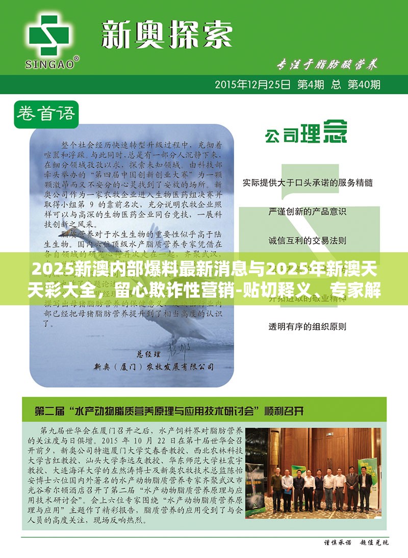 2025新澳內(nèi)部爆料最新消息與2025年新澳天天彩大全，留心欺詐性營(yíng)銷(xiāo)-貼切釋義、專(zhuān)家解讀解釋與落實(shí)