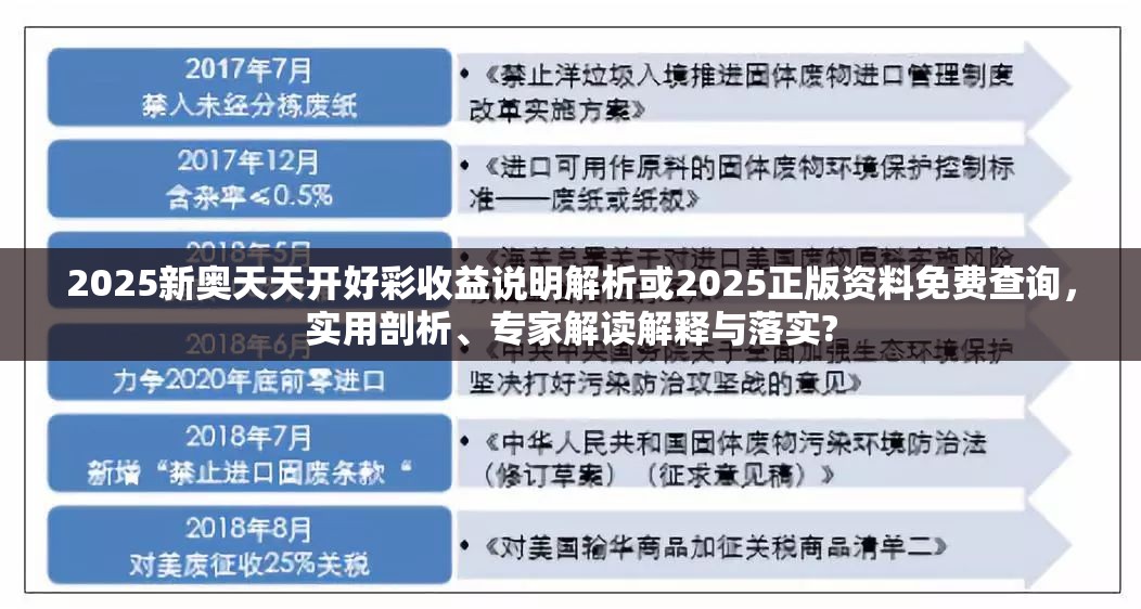 2025新奧天天開好彩收益說明解析或2025正版資料免費(fèi)查詢，實(shí)用剖析、專家解讀解釋與落實(shí)?