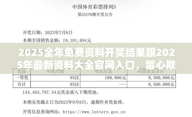 2025全年免費資料開獎結果跟2025年最新資料大全官網(wǎng)入口，留心欺詐性營銷-貼切釋義、專家解讀解釋與落實