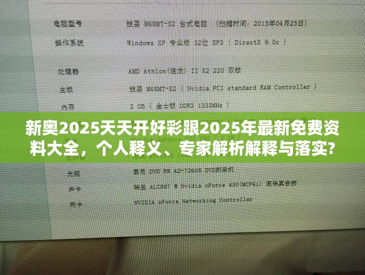 新奧2025天天開(kāi)好彩跟2025年最新免費(fèi)資料大全，個(gè)人釋義、專家解析解釋與落實(shí)?留心虛假的虛架勢(shì)