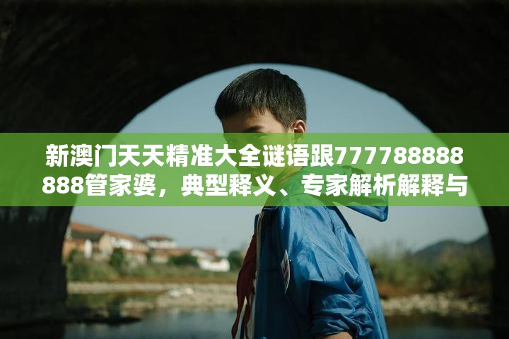 新澳門天天精準大全謎語跟777788888888管家婆，典型釋義、專家解析解釋與落實?小心誤導宣傳風險
