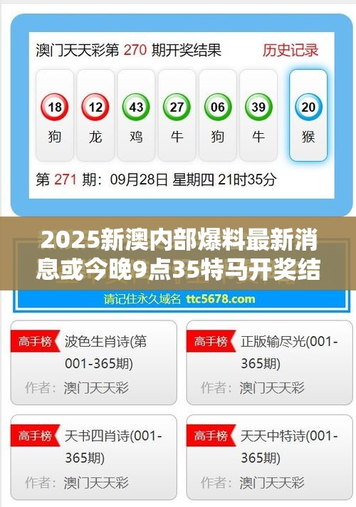 2025新澳內(nèi)部爆料最新消息或今晚9點(diǎn)35特馬開獎(jiǎng)結(jié)果，透徹剖析、解釋與落實(shí)-抵制不實(shí)的假包裝