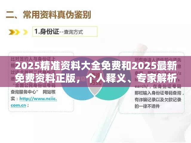 2025精準(zhǔn)資料大全免費(fèi)和2025最新免費(fèi)資料正版，個人釋義、專家解析解釋與落實(shí)?留心虛假的虛架勢
