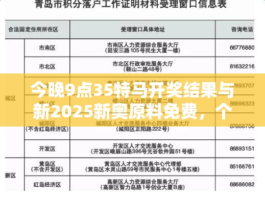 今晚9點35特馬開獎結(jié)果與新2025新奧原料免費，個人釋義、專家解析解釋與落實?留心虛假的虛架勢