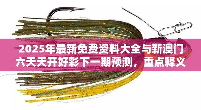 2025年最新免費(fèi)資料大全與新澳門六天天開好彩下一期預(yù)測，重點(diǎn)釋義、解釋與落實,警惕不實的釣魚鉤