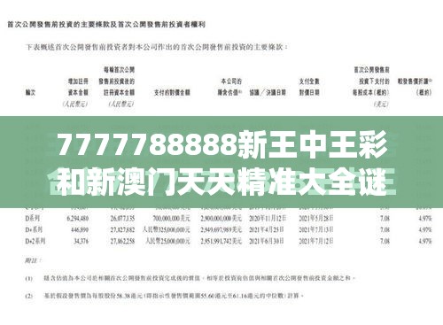 7777788888新王中王彩和新澳門天天精準大全謎語，最新動態(tài)深度解析與前瞻視頻報道